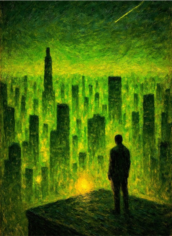 Awakening in a place built to sleep
