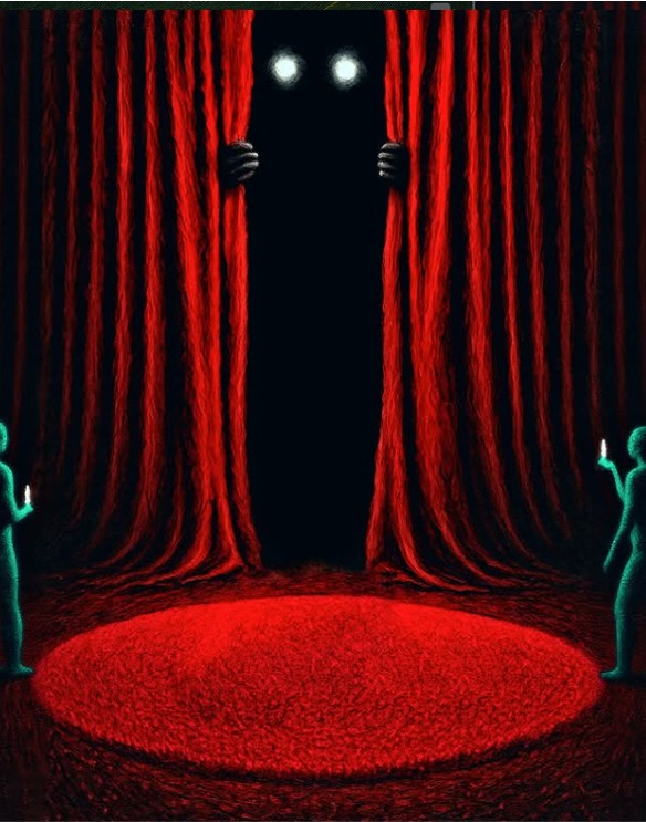 The curtain no longer covers the lie